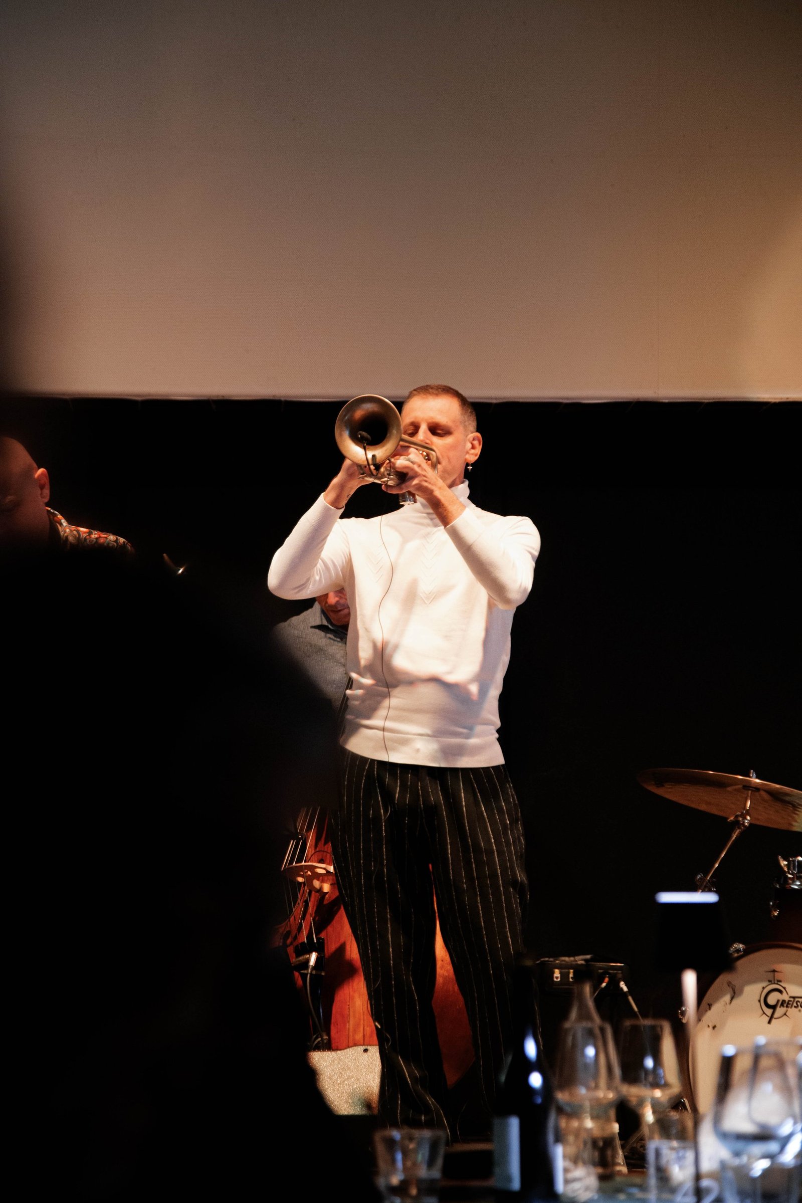 Serata Jazz con Fabrizio Bosso - Momento dell'evento Serata Jazz con Fabrizio Bosso all'Osteria Passatelli - Foto 19
