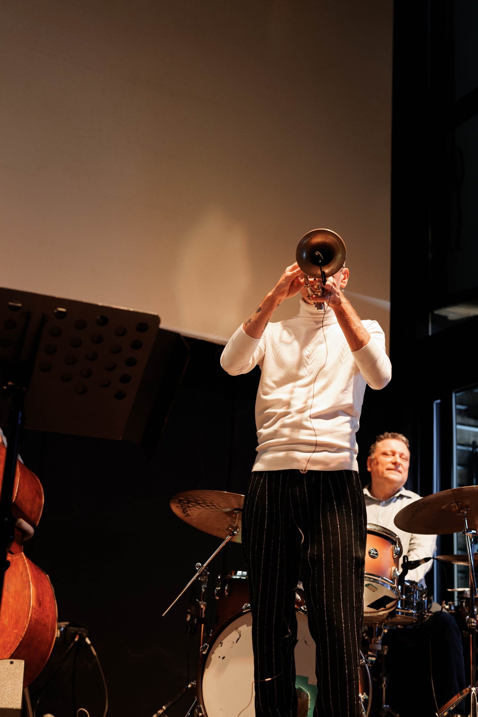 Serata Jazz con Fabrizio Bosso - Momento dell'evento Serata Jazz con Fabrizio Bosso all'Osteria Passatelli - Foto 53